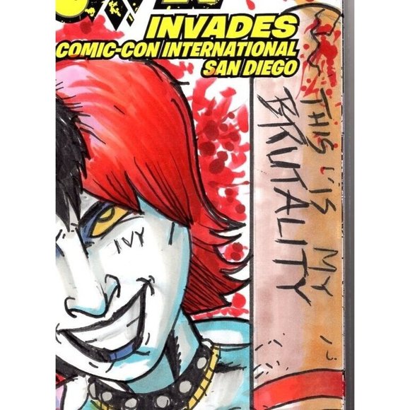 ONE-OF-A-KIND HAND-DRAWN, INKED AND COLORED SKETCHCOVER COMIC by Dan Nokes - RR - Picture 5 of 7